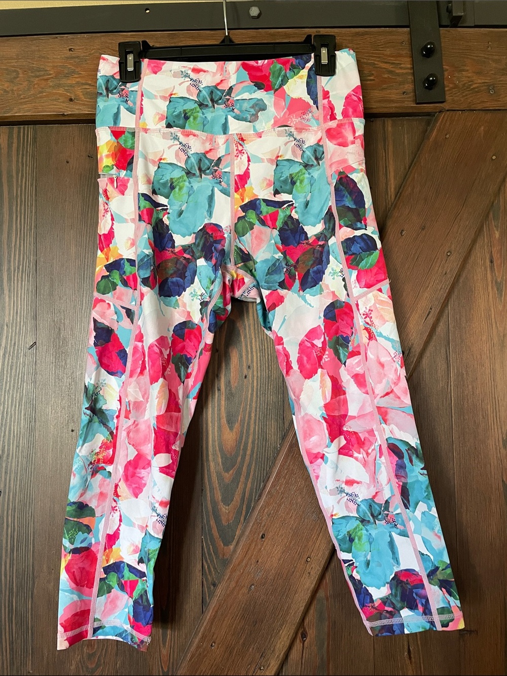 Zyia Floral Multi-Color Active Leggings